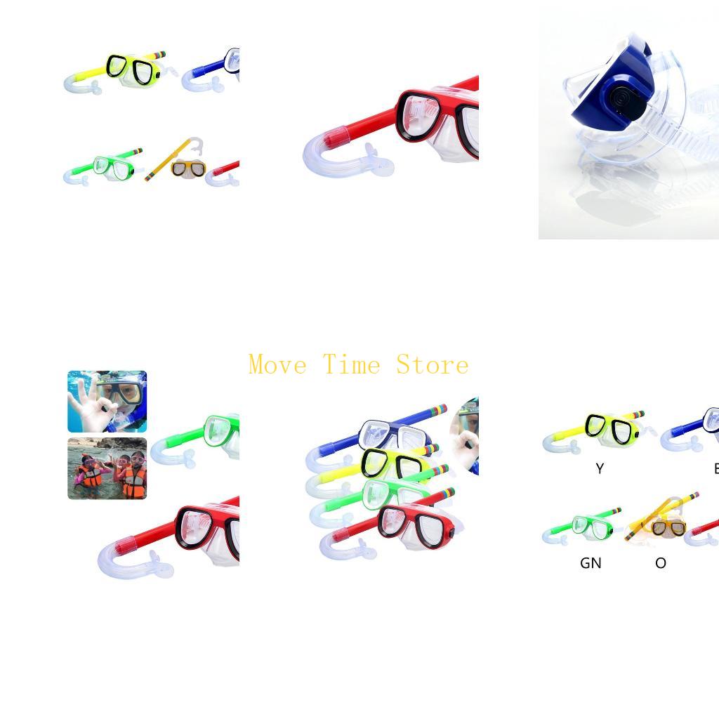 Freediving Mask Set - 92ME Set Snorkel Anak-anak Masker Snorkeling
