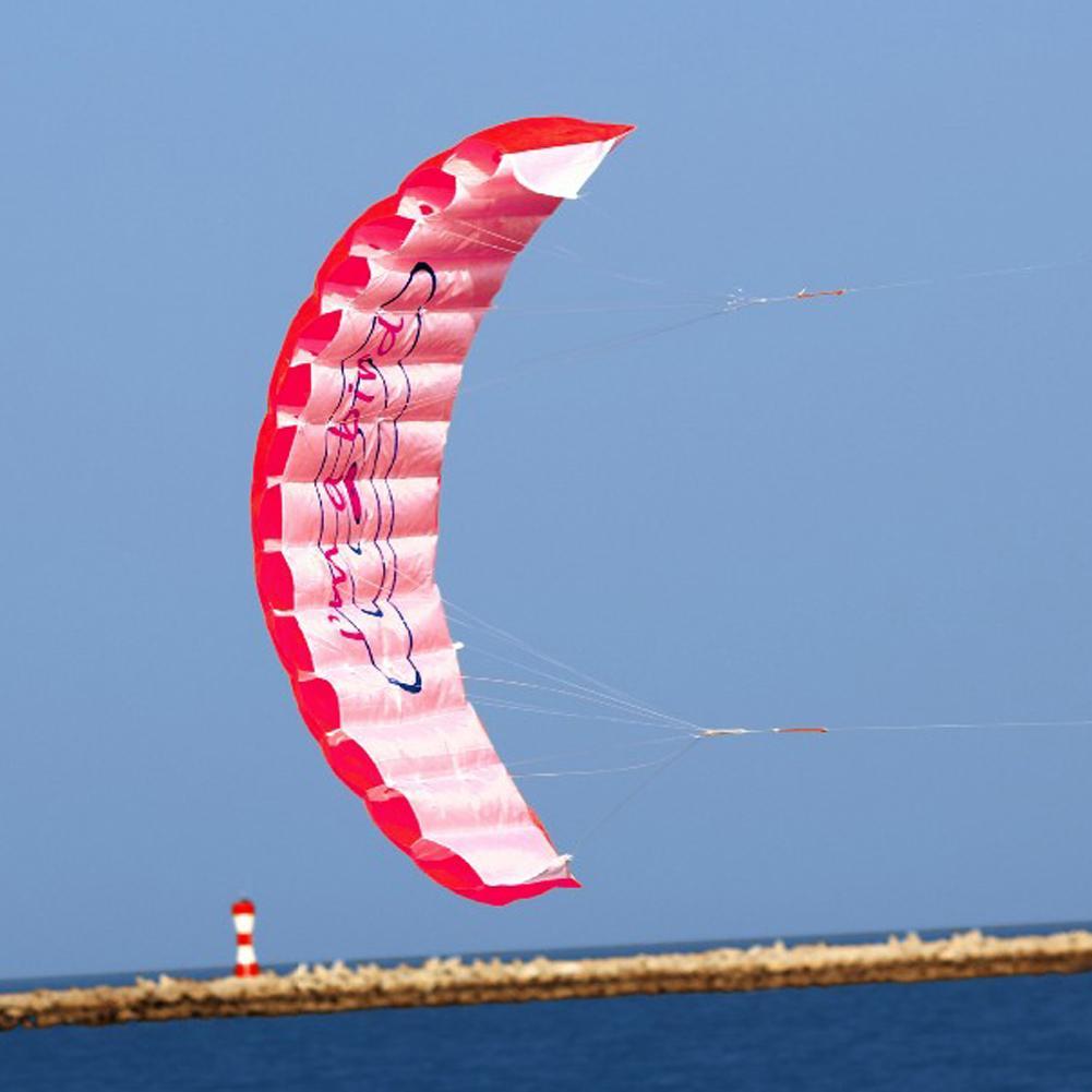 Parafoil Stunt Garis Ganda Lua - Kite Surf Bar Control ulasan dan harga