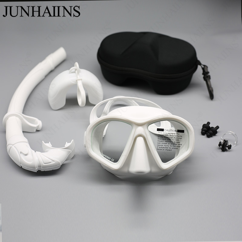 JUNHAIINS NEW Kaca Tempered Ma - Freediving Mask Set ulasan dan harga
