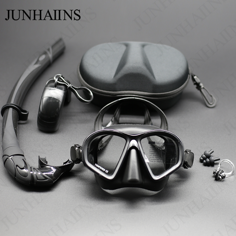 JUNHAIINS NEW Kaca Tempered Ma - Freediving Mask Set ulasan dan harga