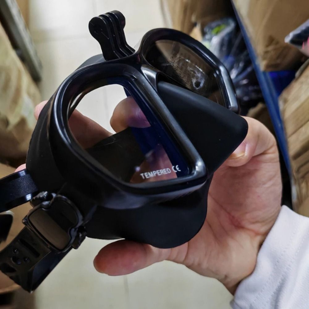 Masker Freediving Kaca Tempere - Freediving Mask Set ulasan dan harga